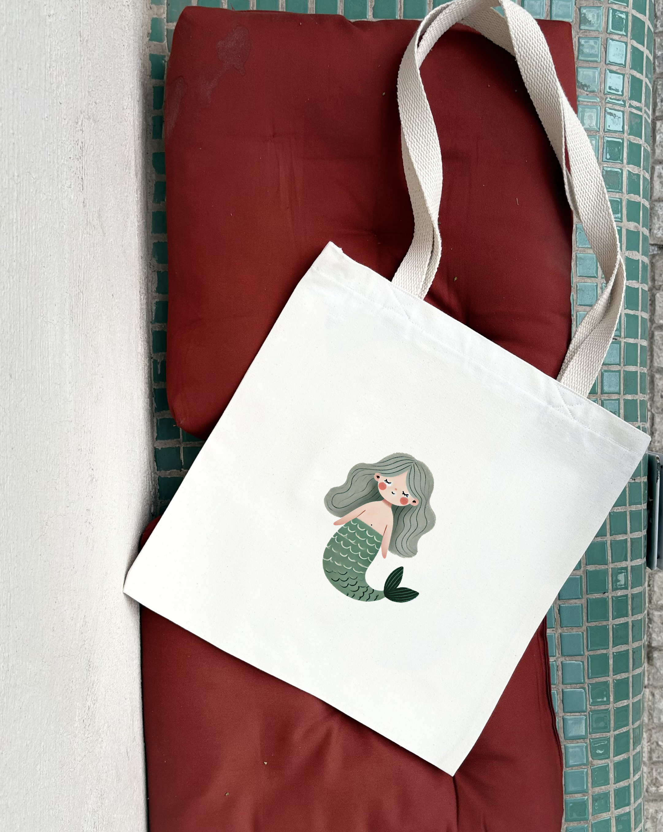 توتبگ پارچه ای پری دریایی