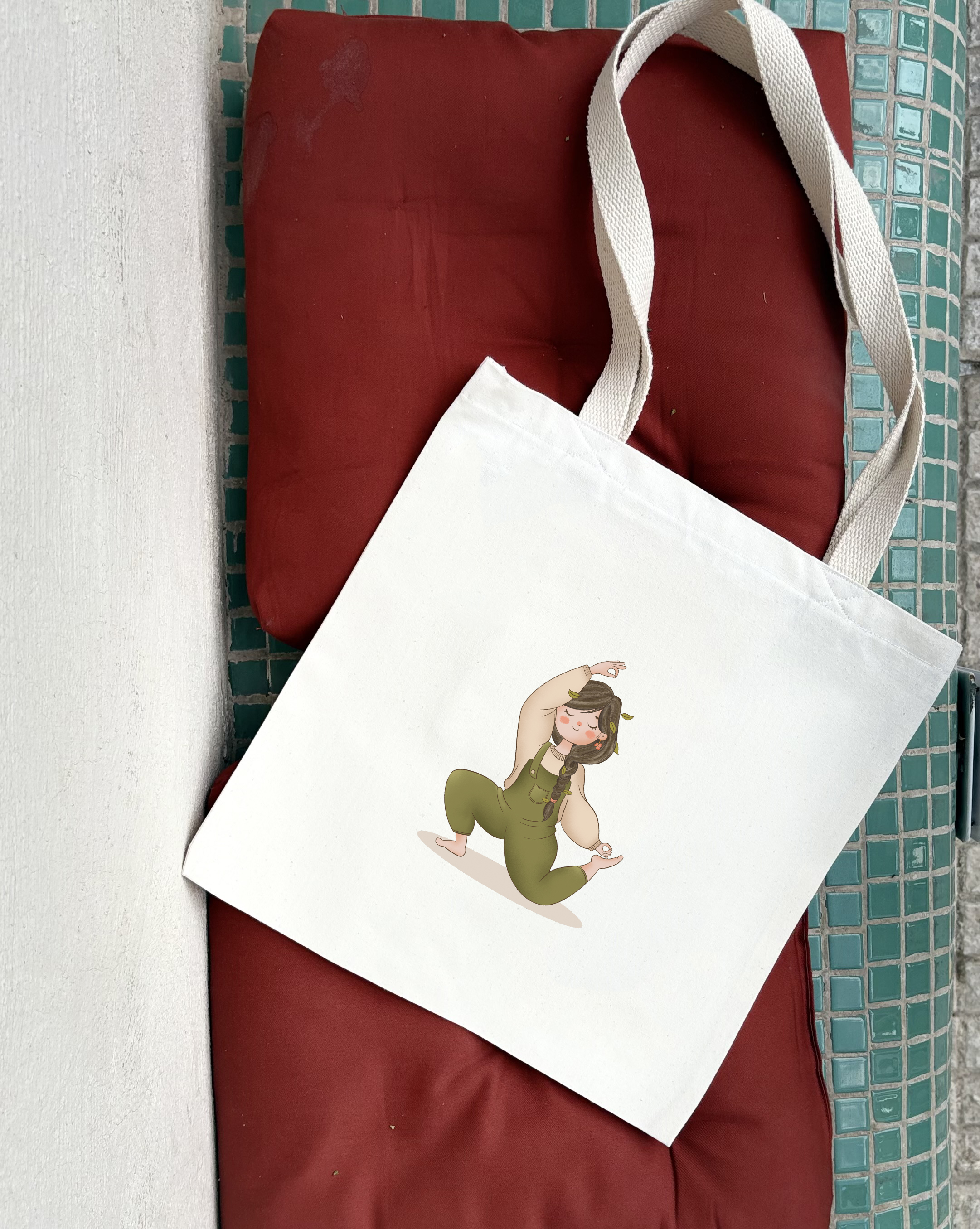 توتبگ پارچه ای طرح یوگا